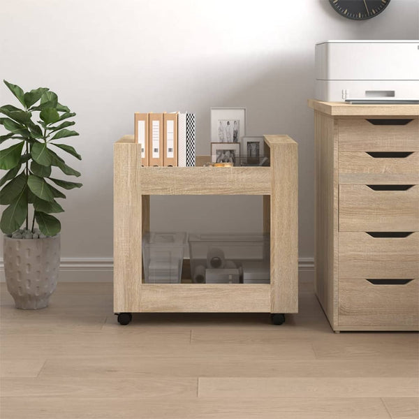 Bürowagen Sonoma-Eiche 60 cm