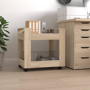 Bürowagen Sonoma-Eiche 60 cm