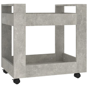 Bürowagen Betongrau 60 cm Rollcontainer