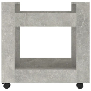 Bürowagen Betongrau 60 cm Rollcontainer