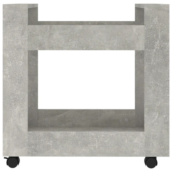 Bürowagen Betongrau 60 cm Rollcontainer