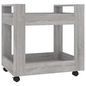 Bürowagen Grau Sonoma 60x45x60 cm