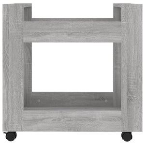 Bürowagen Grau Sonoma 60x45x60 cm