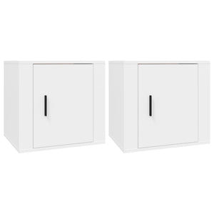 Nachttische Weiß 2er Set 50x39x47cm