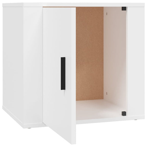 Nachttische Weiß 2er Set 50x39x47cm