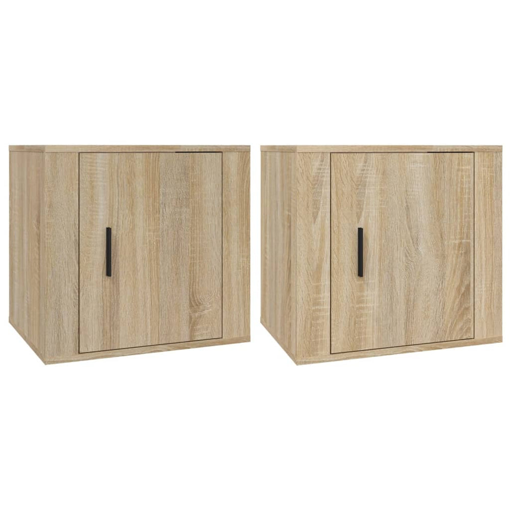 vidaXL Nightstands 2 pcs. Sonoma Oak 50x39x47 cm