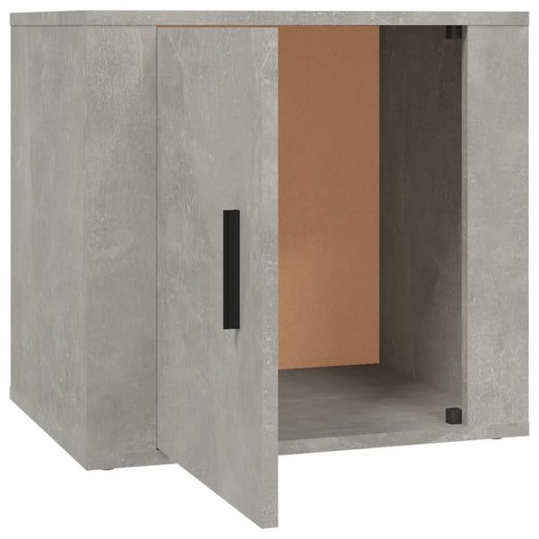 Betongrauer Nachttisch 50x39x47 cm