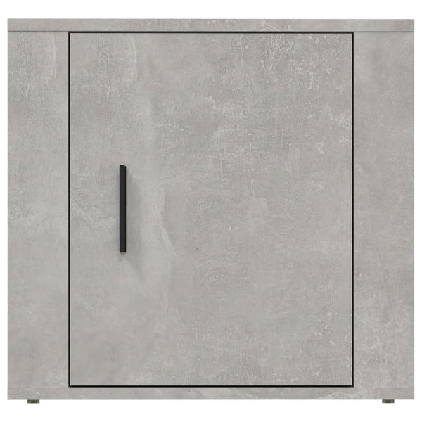Nachttische 2er Set Betongrau 50x39x47 cm