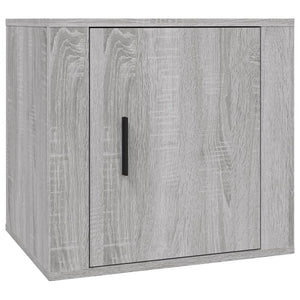 Nachttische 2er Set Grau Sonoma 50x39x47 cm