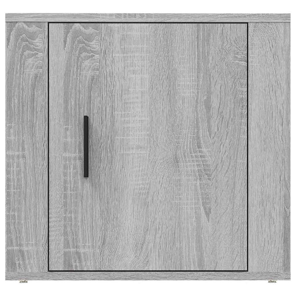 Nachttische 2er Set Grau Sonoma 50x39x47 cm