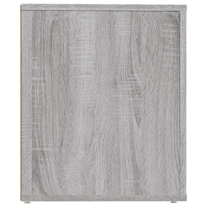 Nachttische 2er Set Grau Sonoma 50x39x47 cm