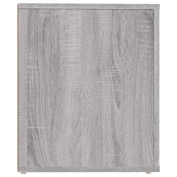 Nachttische 2er Set Grau Sonoma 50x39x47 cm