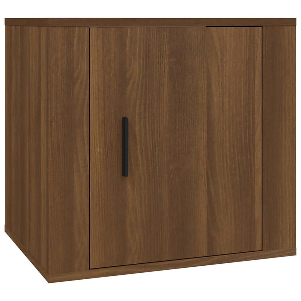 vidaXL Bedside Cabinet Brown Oak Effect 50x39x47 cm