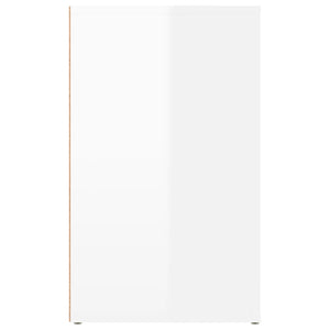 Nachttisch Weiß Hochglanz 50x60 cm