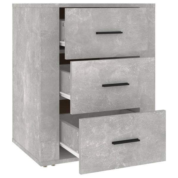 Betongrauer Nachttisch 50x60 cm