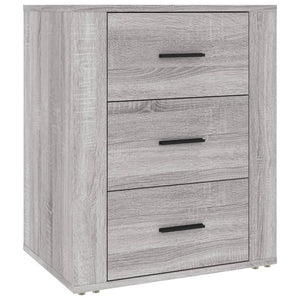 Grauer Nachttisch Sonoma 50x36x60 cm