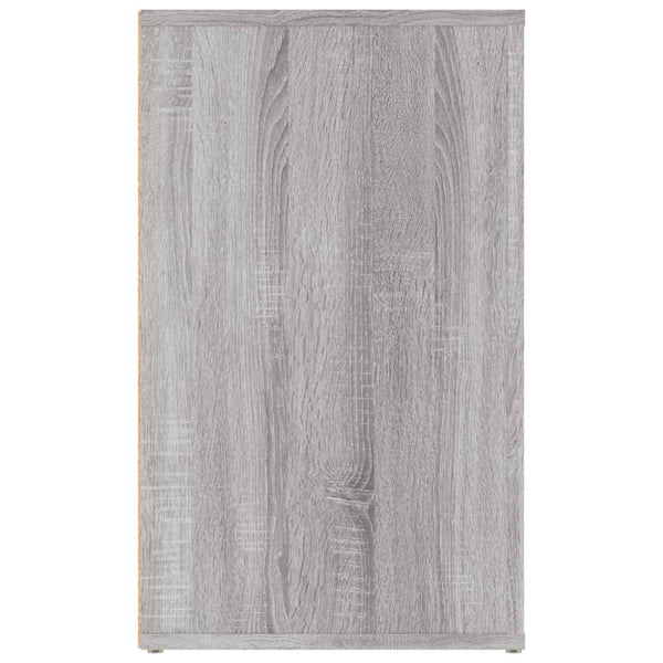 Grauer Nachttisch Sonoma 50x36x60 cm