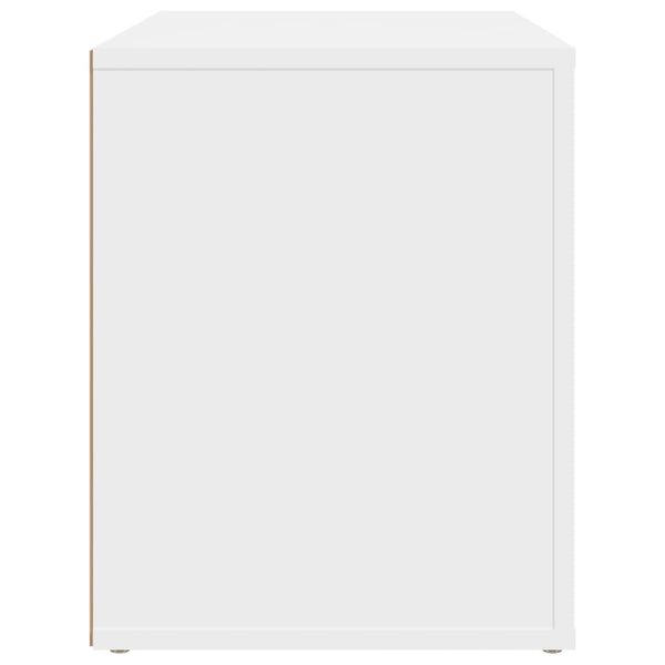 Weißer Nachttisch 60 cm