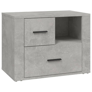 Betongrauer Nachttisch 60 cm