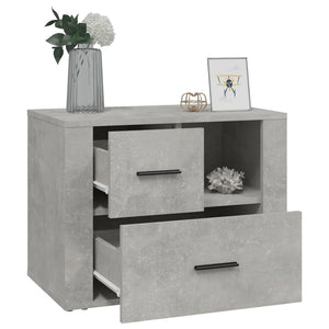 Betongrauer Nachttisch 60 cm
