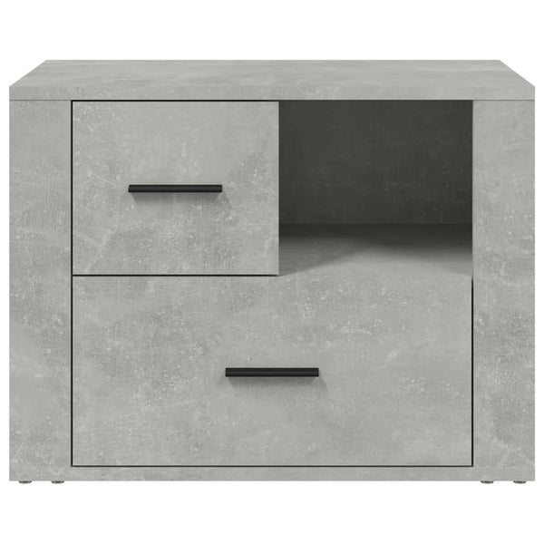Betongrauer Nachttisch 60 cm
