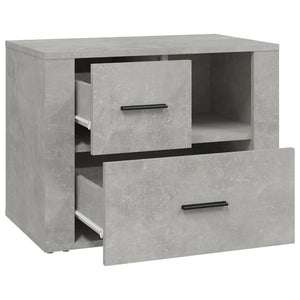 Betongrauer Nachttisch 60 cm