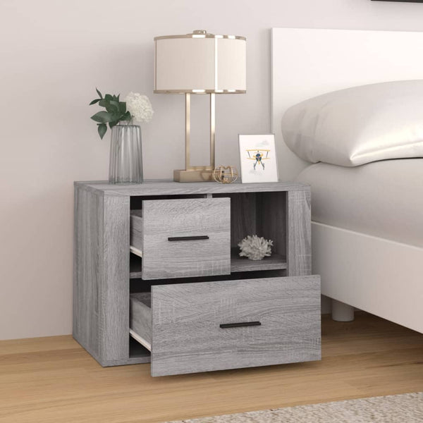 Nachttisch Grau Sonoma 60 cm