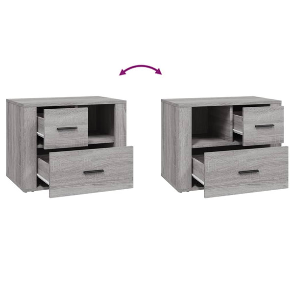 Nachttisch Grau Sonoma 60 cm