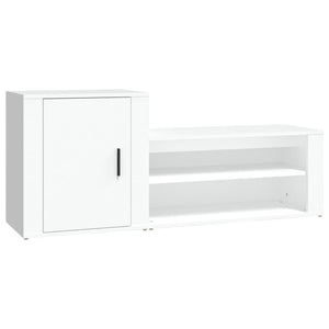 Weißer Schuhschrank 130 cm