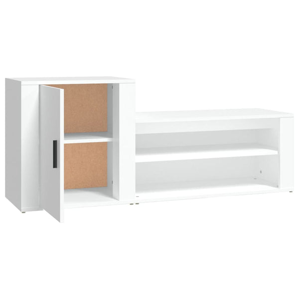 Weißer Schuhschrank 130 cm