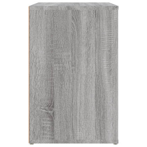 Schuhschrank Grau Sonoma 130 cm