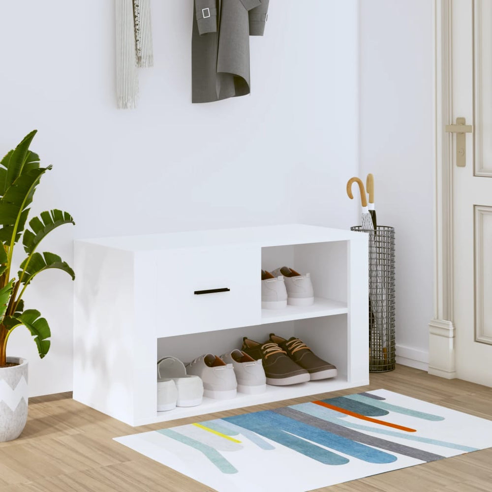Weißer Schuhschrank 80x45cm