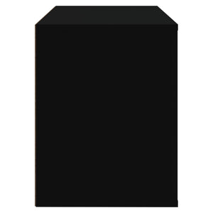 Schuhschrank Schwarz 80x35x45 cm