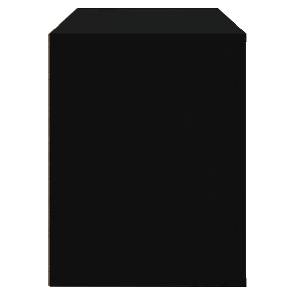 Schuhschrank Schwarz 80x35x45 cm