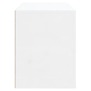 Hochglanz Schuhschrank Weiß 80x35x45cm