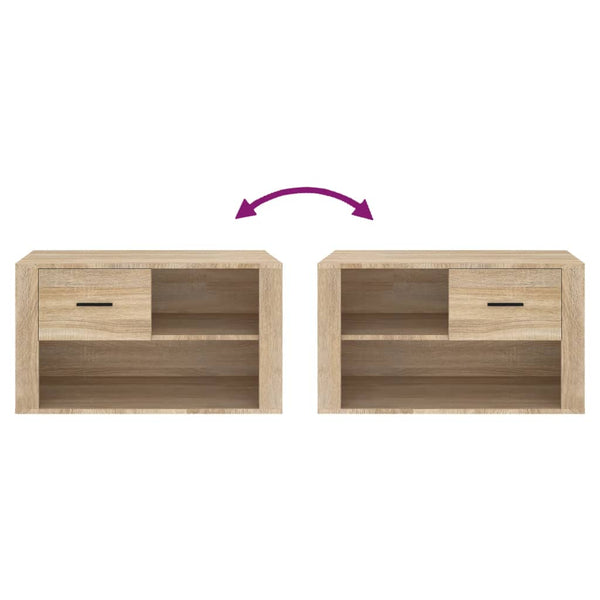 Schuhschrank Sonoma Eiche 80x35x45cm