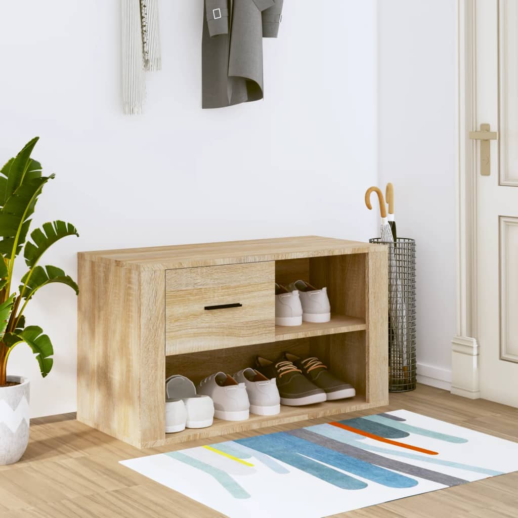 Schuhschrank Sonoma Eiche 80x35x45cm