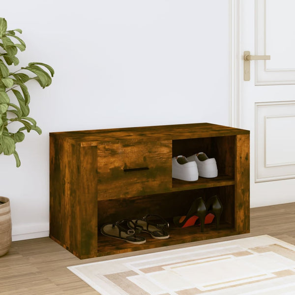 Schuhschrank Räuchereiche 80 cm