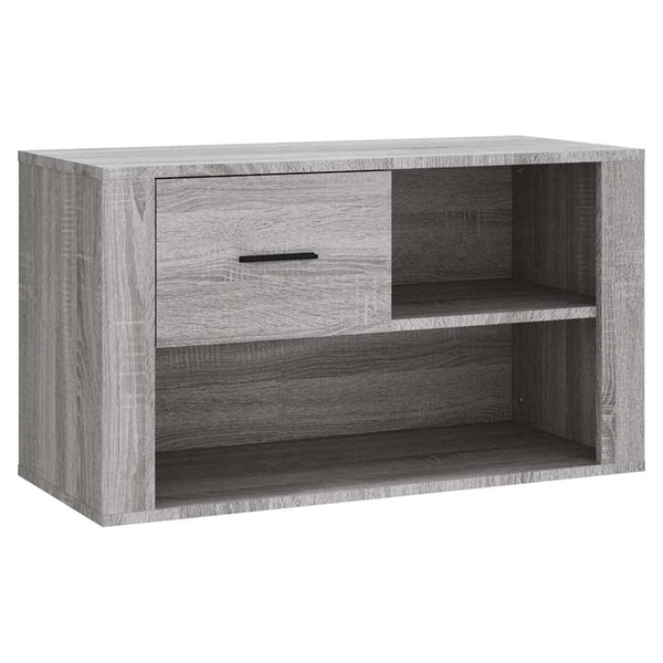Schuhschrank Grau Sonoma 80 cm