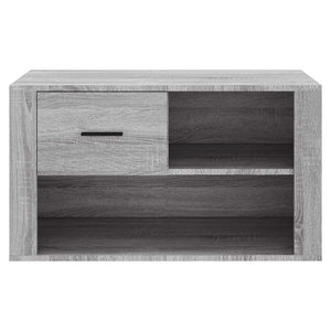 Schuhschrank Grau Sonoma 80 cm