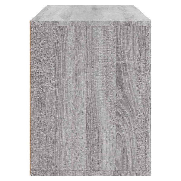Schuhschrank Grau Sonoma 80 cm