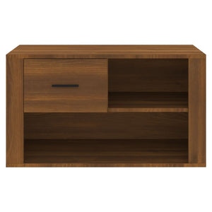 Schuhschrank Braun Eichenoptik 80 cm