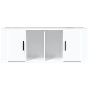 TV-Schrank Hochglanz Weiß 100x35x40cm