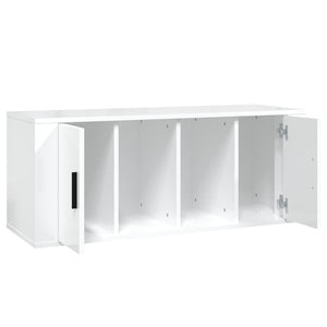 TV-Schrank Hochglanz Weiß 100x35x40cm
