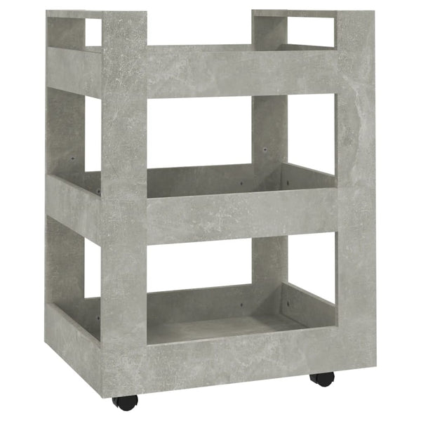 Küchenwagen Betongrau 60x45x80 cm