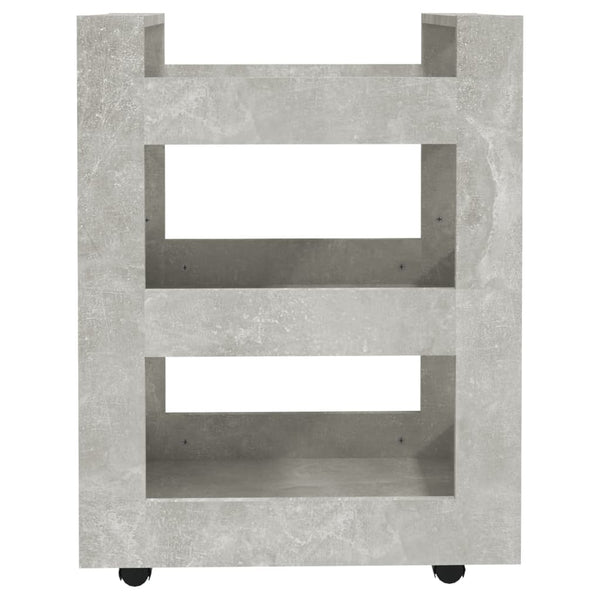 Küchenwagen Betongrau 60x45x80 cm