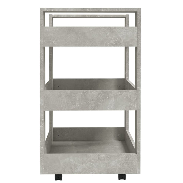 Küchenwagen Betongrau 60x45x80 cm