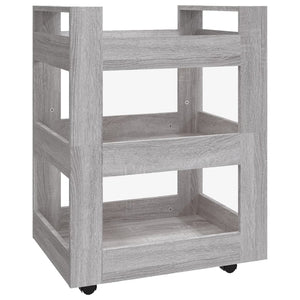Küchenwagen Grau Sonoma 60x45x80 cm