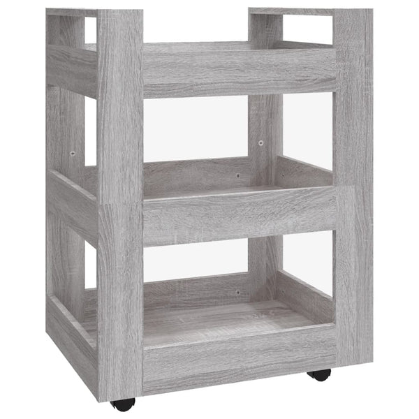 Küchenwagen Grau Sonoma 60x45x80 cm