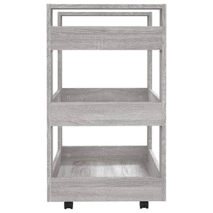 Küchenwagen Grau Sonoma 60x45x80 cm